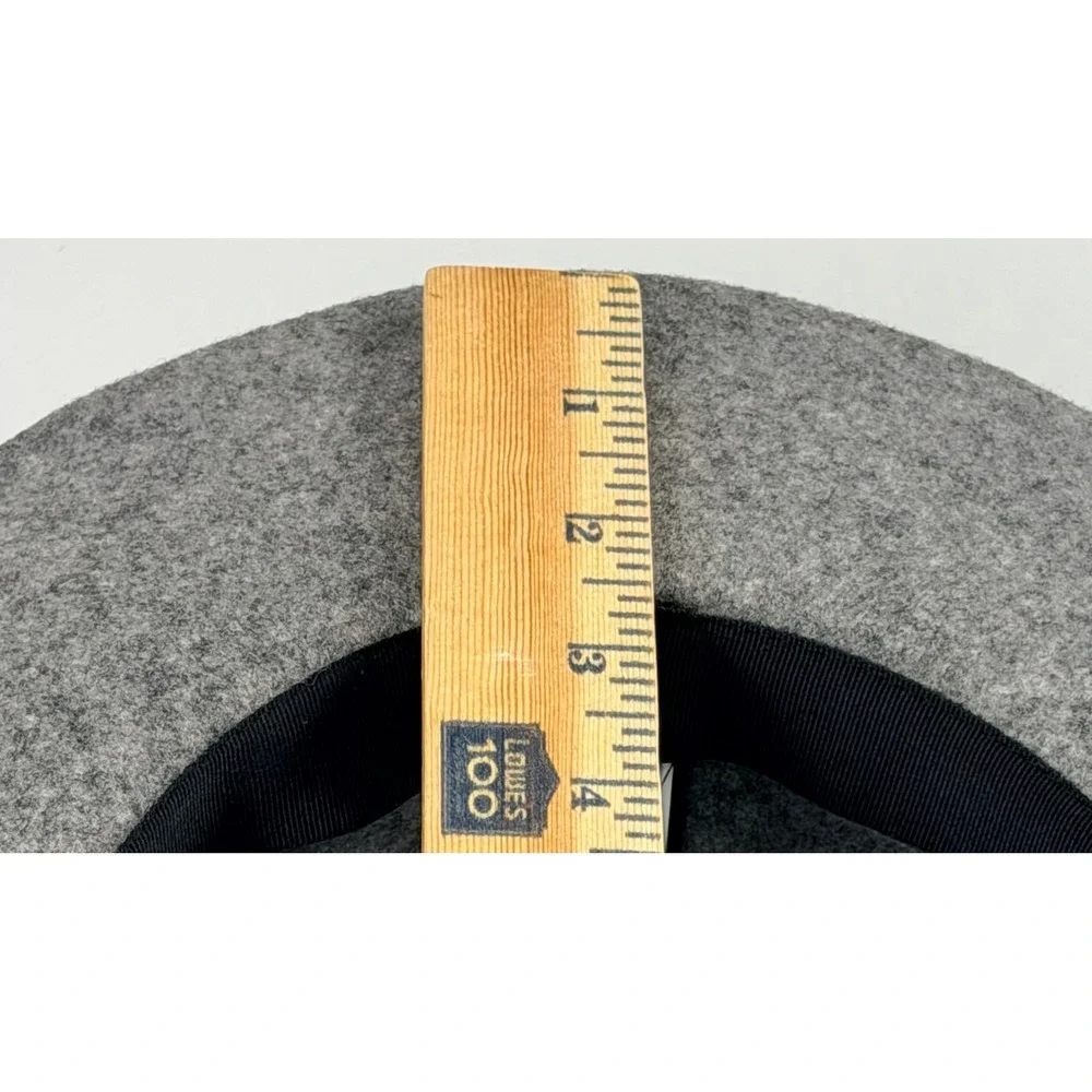 Banana Republic Wool Grey Fedora Hat Unisex Size L/XL